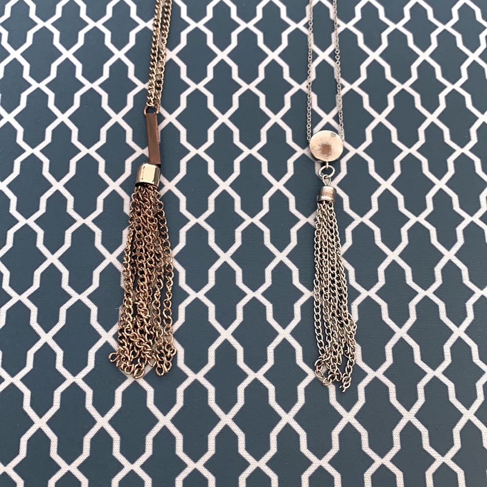 2 long necklaces